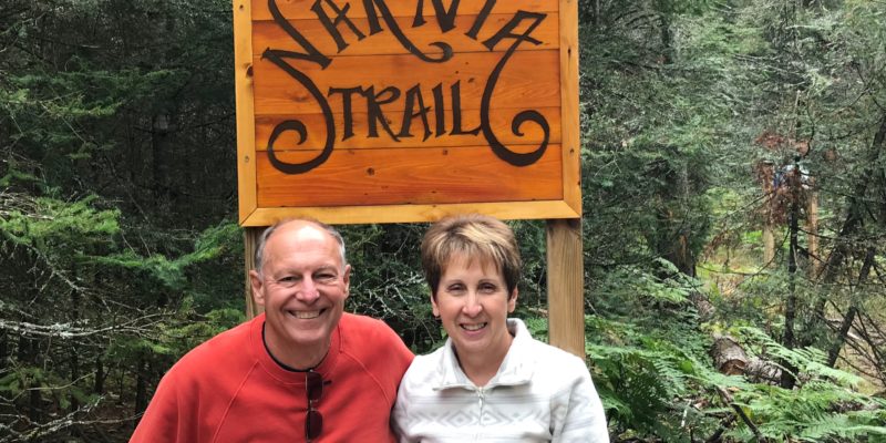 Ed and Connie on the Narnia Trail